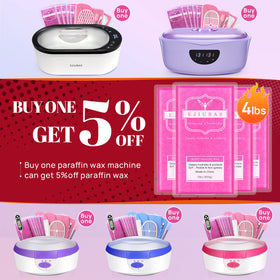 Ejiubas mitts and booties protect skin during wax treatments