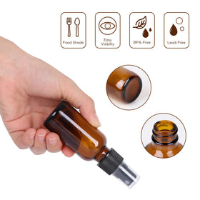 EkkoVla glass travel bottle 30 ml designed for on the go liquids
