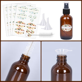EkkoVla kit contents including funnels, brush, and labels for easy labeling.