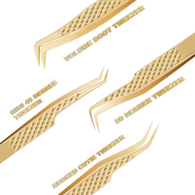 ekysso lash tweezers stainless steel finish resists rust and lasts.