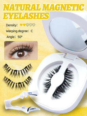 Elara Craft magnetic lashes close-up highlighting soft, natural fibers.