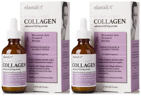Elastalift collagen serum bottle for daily hydration and elasticity support.