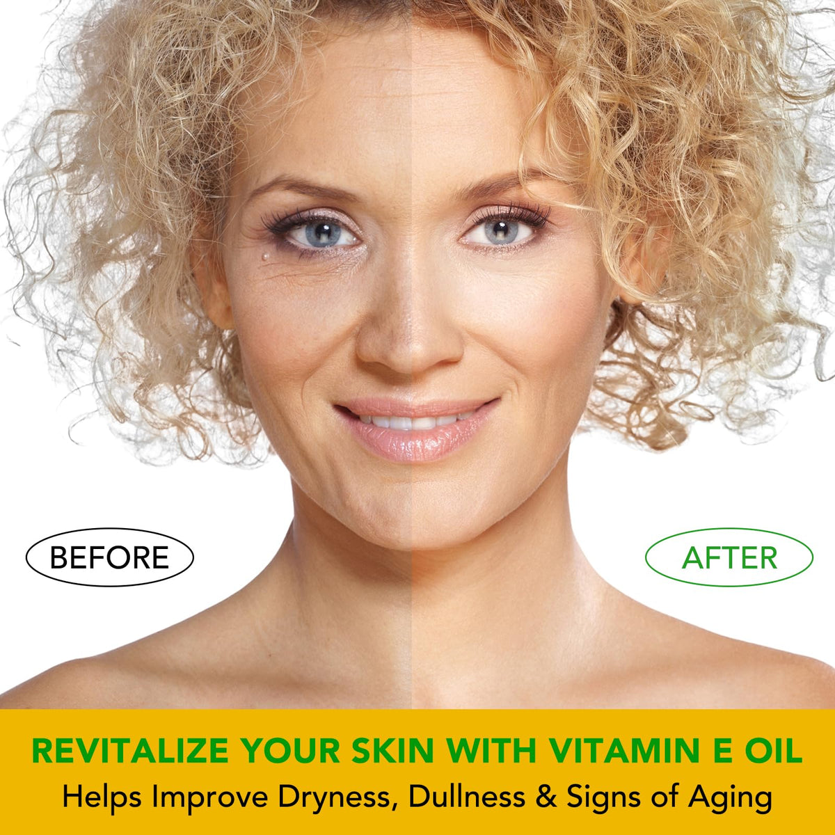 ELBBUB Vitamin E Oil used as part of hair care for smooth ends