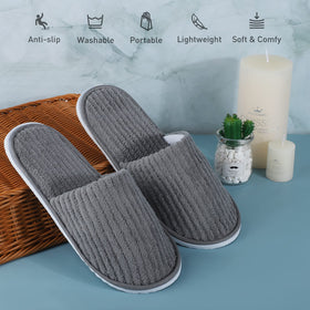 Elcoho slippers thick sole close-up indicating support and foot relaxation.