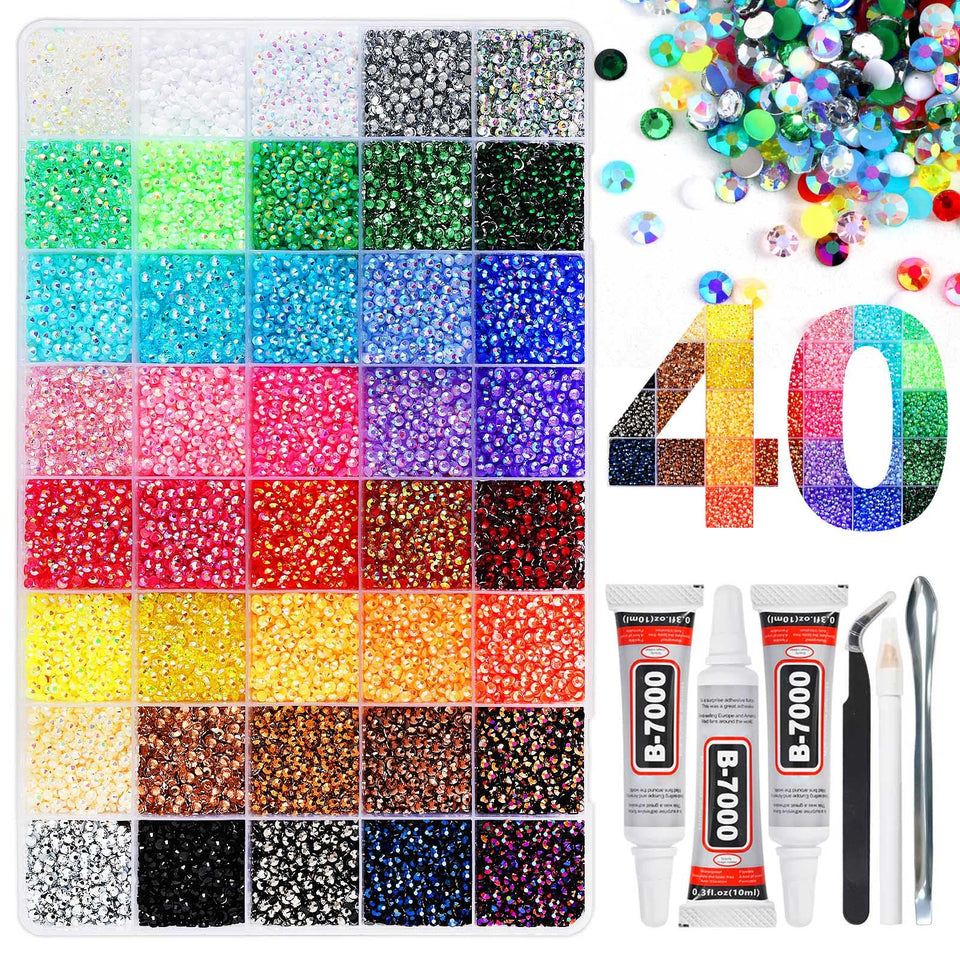 ELEEGEM bedazzling kit with rhinestones for versatile crafts and sparkly accents