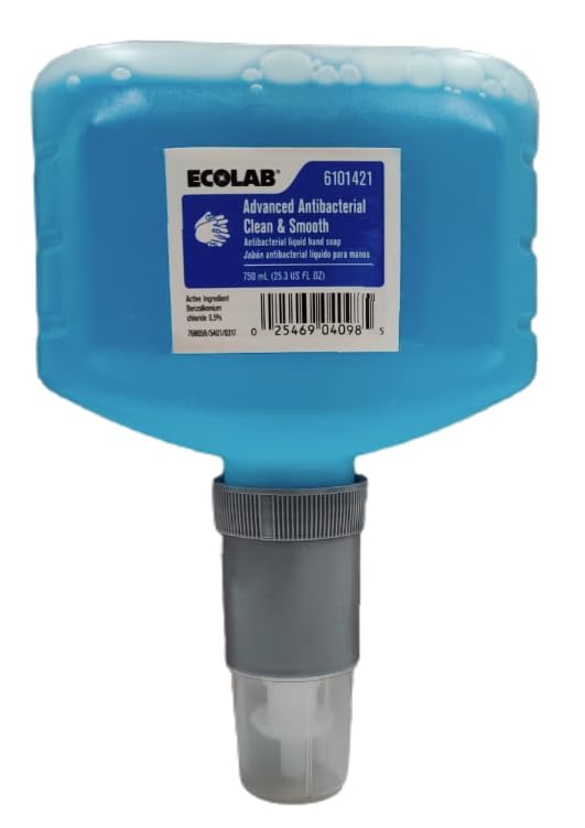 ELEF EcoL 750ml bottle front view, smooth hand soap with floral scent.