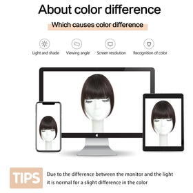 ELEFOCUS clip-in bangs suitable for daily wear, parties, or cosplay.