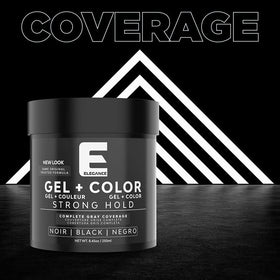 Elegance Black Gel rinses out instantly, saving time