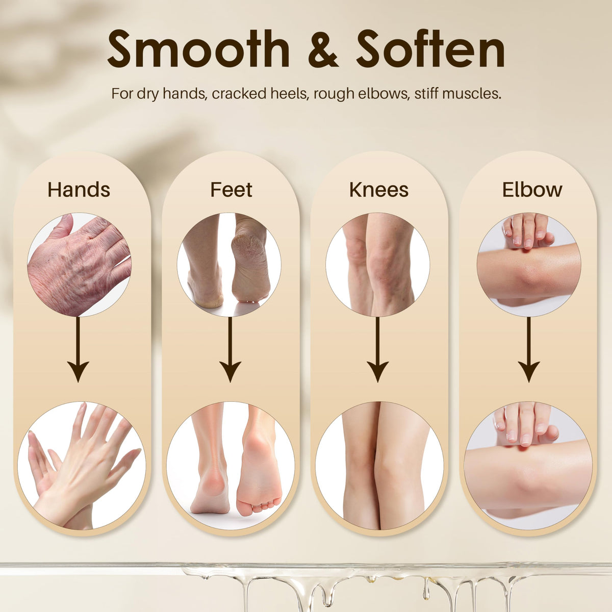 ELEGCOV warm wax session for hands and feet moisturizing warmth