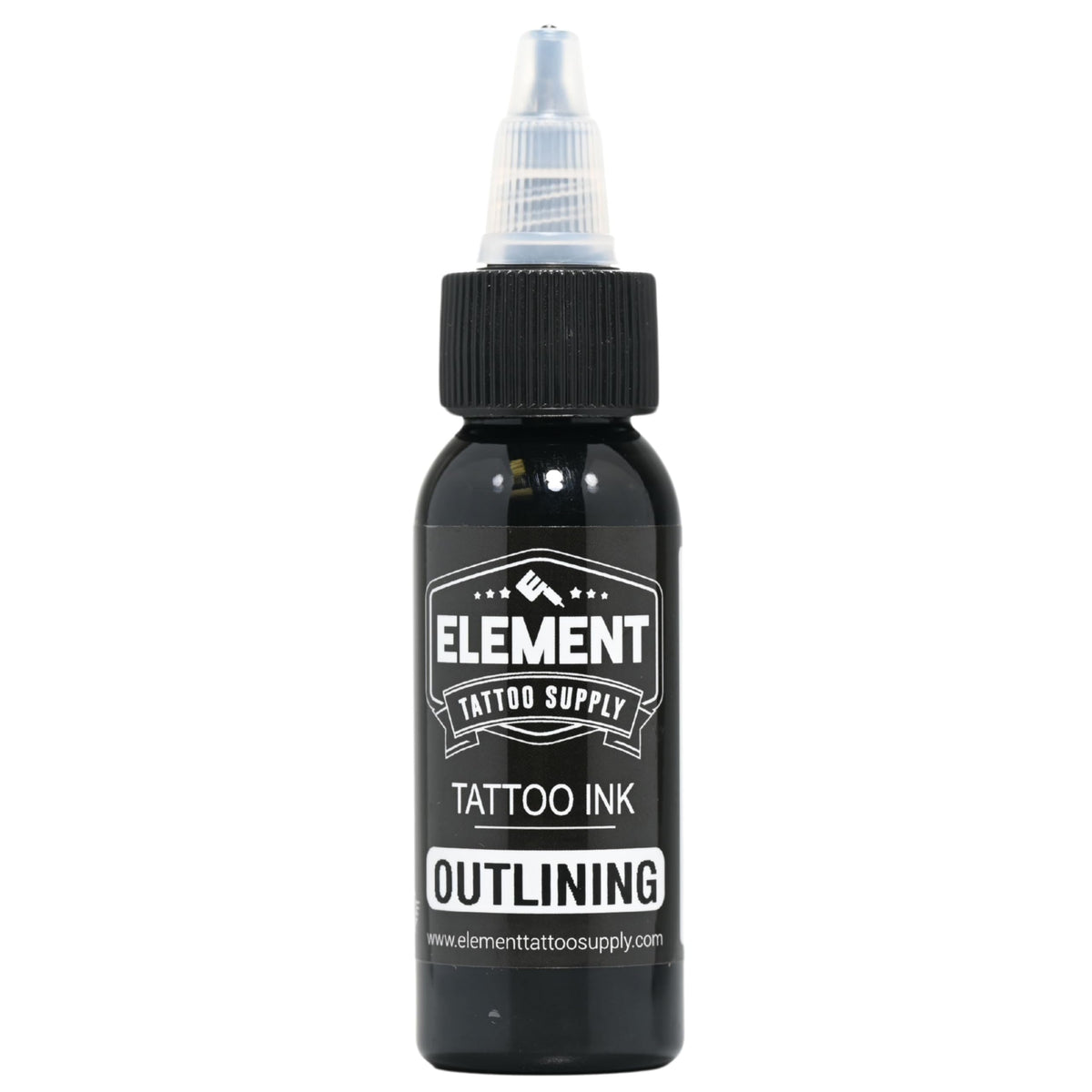 Element Greywash Nighthawk Black 1oz bottle for deep blacks and crisp edges.