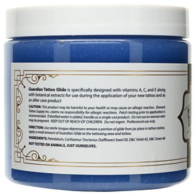 Guardian Tattoo Glide Gel applied on skin for smooth aftercare.