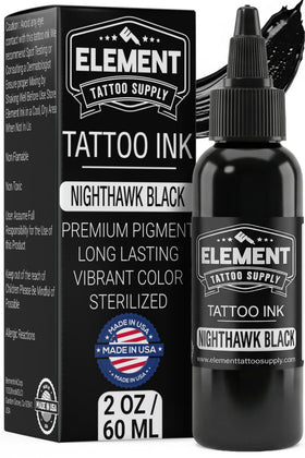 Element Nighthawk Black ink bottle pour for steady bold outlines