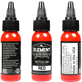 Element Red gradients on palette illustrate versatile uses