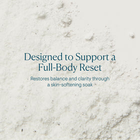 Elemis Cellutox bath sachet close-up of sea buckthorn, sea fennel, and juniper botanicals.
