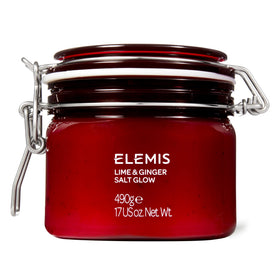 ELEMIS Exotic Lime Ginger Salt Glow bottle ready for exfoliation and smoother skin.