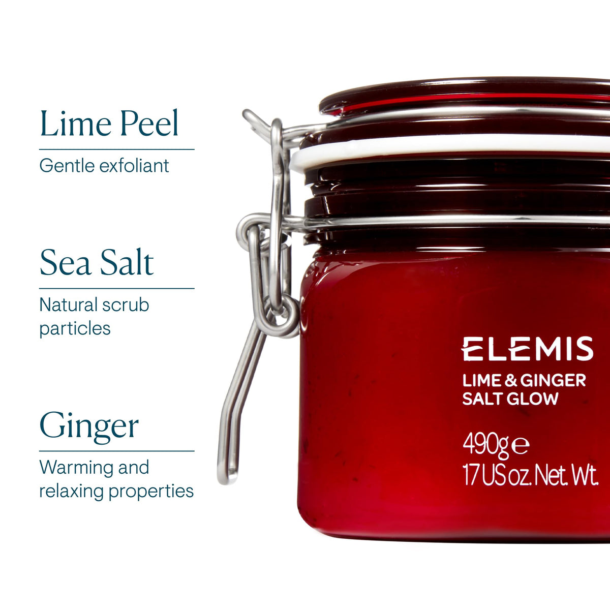 ELEMIS Exotic Lime Ginger Salt Glow helps prevent ingrown hairs after waxing or shaving.