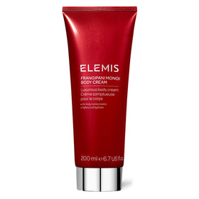 ELEMIS Frangipani Monoi Body Cream bottle for luxurious hydration.