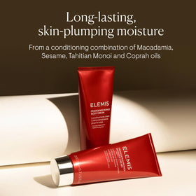 Luxurious packaging signals premium hydration from ELEMIS.