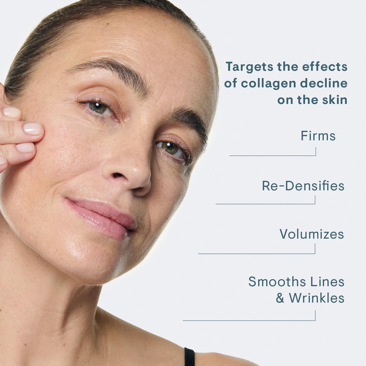 ELEMIS Pro-Collagen Future Restore Serum dropper closeup highlighting quick absorption
