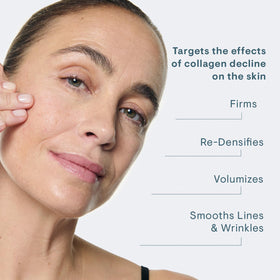 ELEMIS Pro-Collagen Future Restore Serum dropper closeup highlighting quick absorption