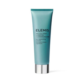 ELEMIS Pro-Collagen Hydrating Cleansing Mousse packaging shown for premium daily use.