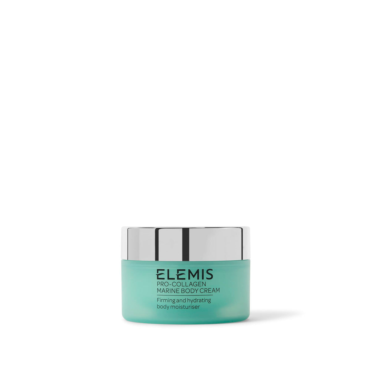 Elemis Pro-Collagen Marine Body Cream bottle for deep hydration and firming feel.