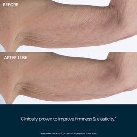 Elemis Pro-Collagen Marine Body Cream rose-mimosa fragrance evokes spa-like relaxation.