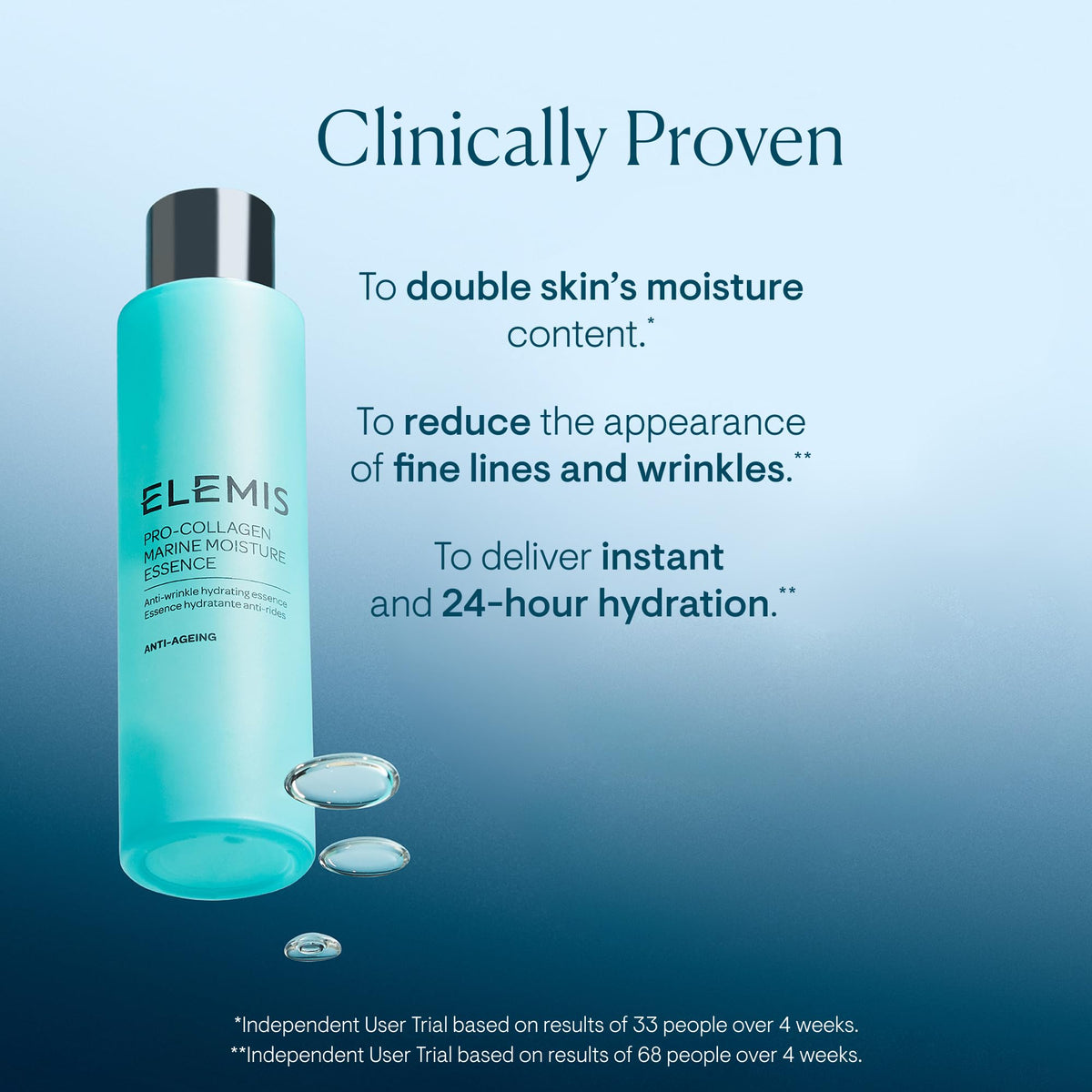 Close-up of creamy texture from ELEMIS Pro-Collagen Marine Moisture Essence