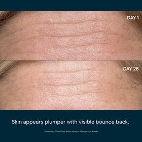 Elemis Pro-Collagen Morning Matrix swirl texture demonstrated on skin sample