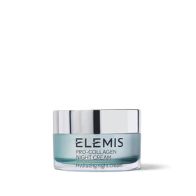 ELEMIS Pro-Collagen Night Cream bottle with overnight hydration.