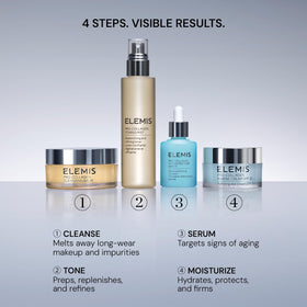 Elemis Pro-Collagen Toning Mist pore-refinement close-up on skin