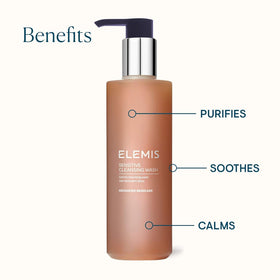 Close-up of creamy texture from Elemis Sensitive Cleansing Wash