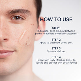 Elemis Skin Soothe Gel with Jojoba Oil for slip and softness.