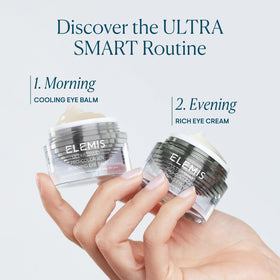 Packaging display of the ELEMIS Ultra Smart Eye Duo