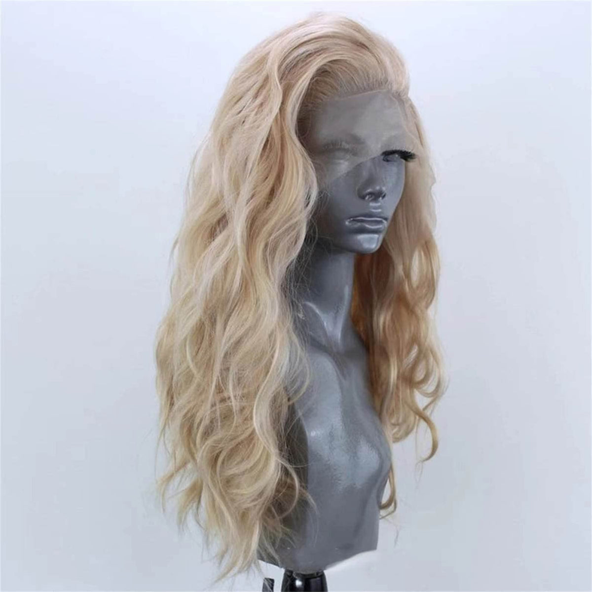 ELESTY 24-inch curly wig full-length view and natural fall