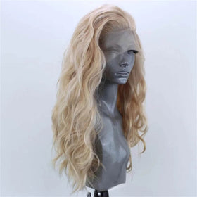 ELESTY 24-inch curly wig full-length view and natural fall