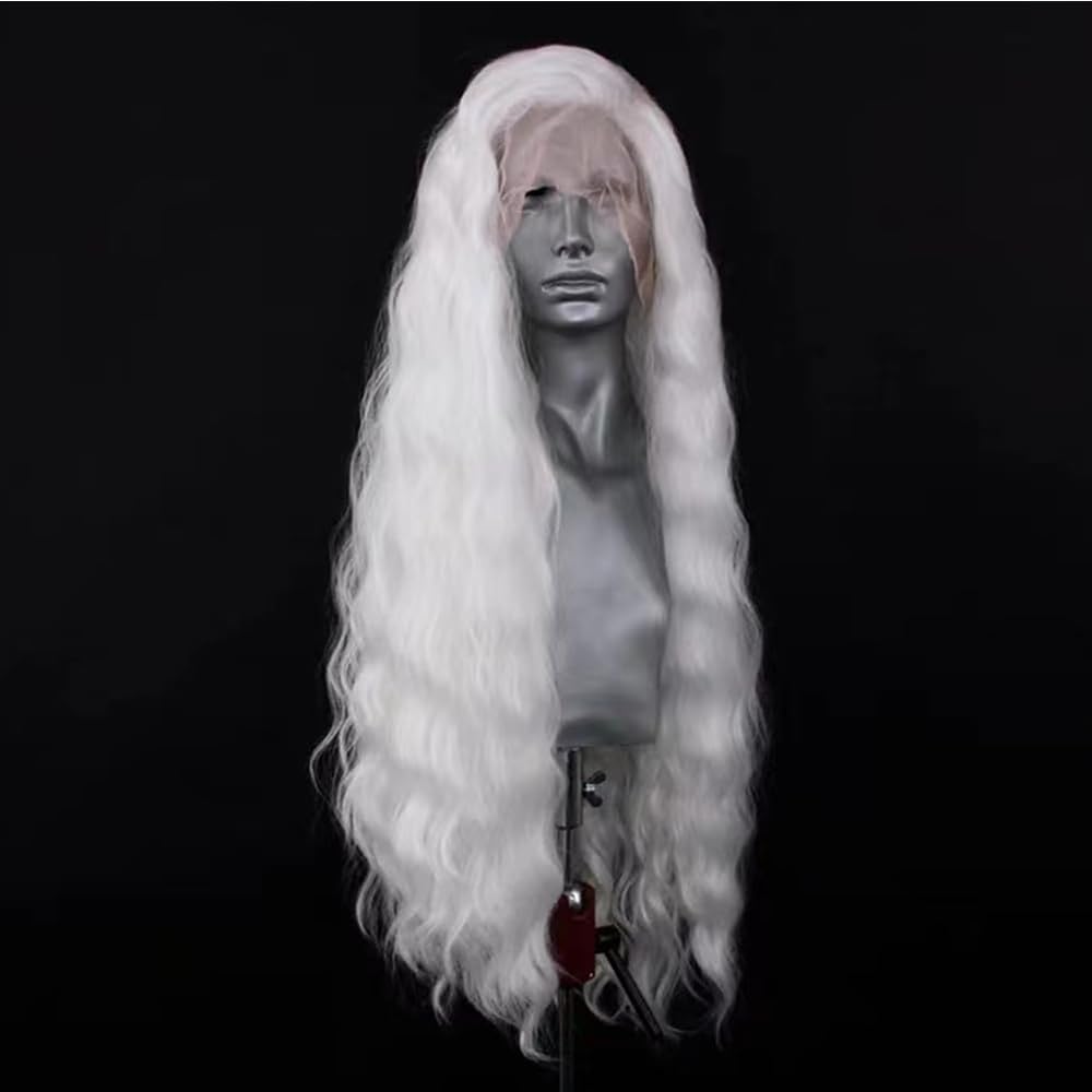 ELESTY natural hairline lace front wig suitable for cosplay and parties
