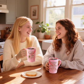 Eletorot bestie gift mug with quote, perfect for daily tea rituals