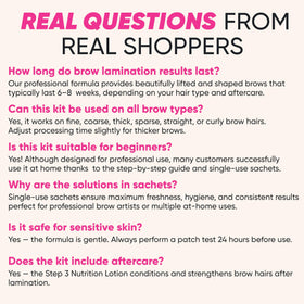 Elevate the Beauty complete brow lift system with training.