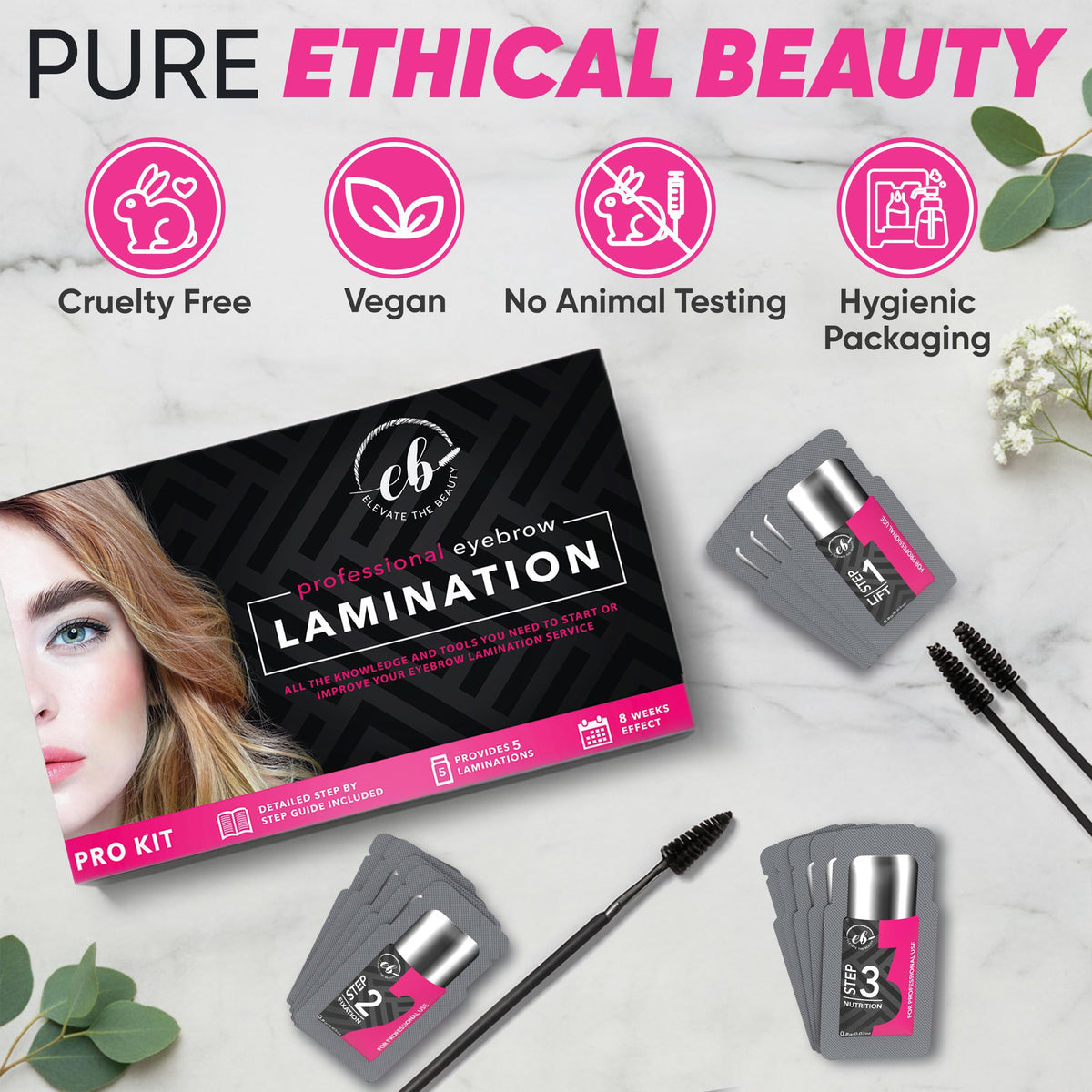 Elevate the Beauty training ebook guides you through techniques.