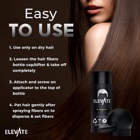 Elevate Hair crown thinning area example highlights natural-looking density.