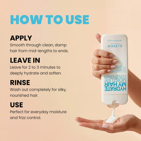 Eleven Australia Hydrate My Hair ingredients—cucumber extract and avocado oil moisture