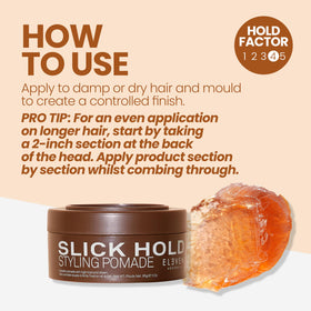 ELEVEN AUSTRALIA Slick Hold jar close-up highlighting moisture and texture