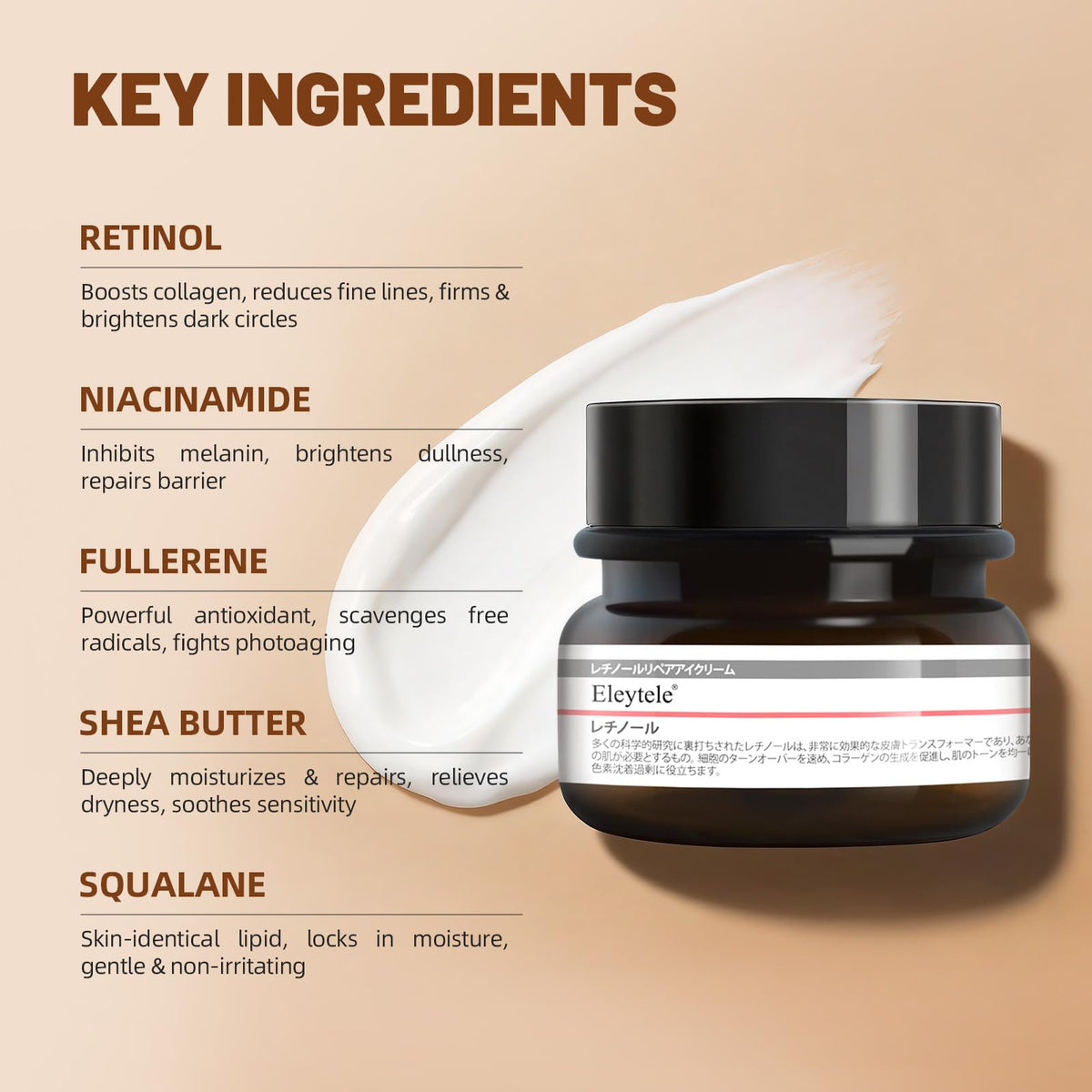 eleytele eye cream helps soften fine lines around the eye area