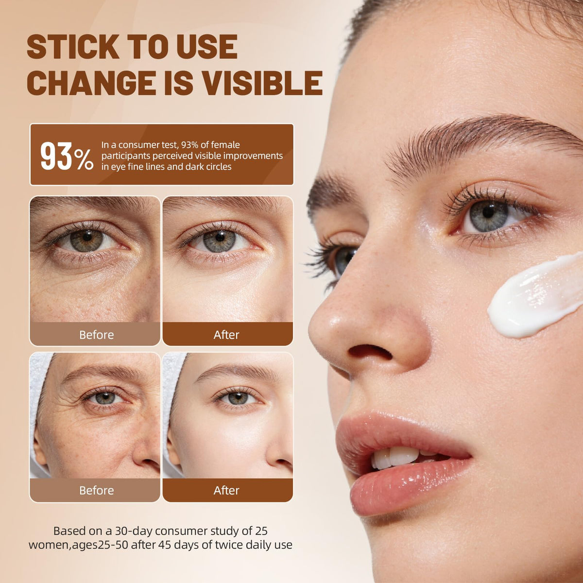 eleytele Korean eye cream crafted with clean formulation standards