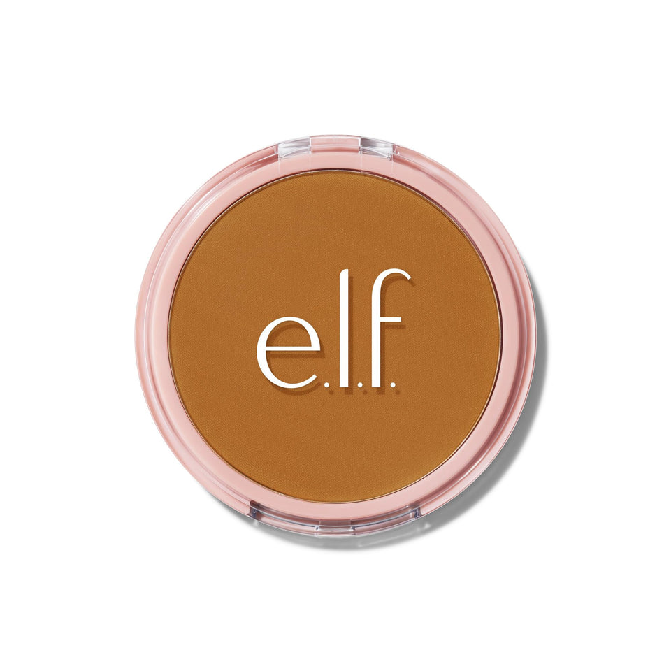 e.l.f. Halo Glow Powder Filter close-up showing an ultra-fine finish for pore blurring