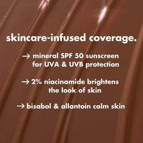e.l.f. Halo Glow Skin Tint dewy finish enhances natural radiance.