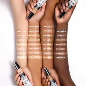 e.l.f. Hydrating Camo CC Cream bottle pump demonstrates easy, precise application.