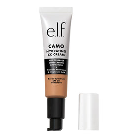 e.l.f. Hydrating Camo CC Cream bottle with pump for easy daily application and moisture.