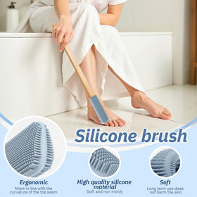 ELFRhino silicone brush head detach for hygienic maintenance.
